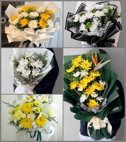 山西长治沁县新店镇待贤村白事花束代送